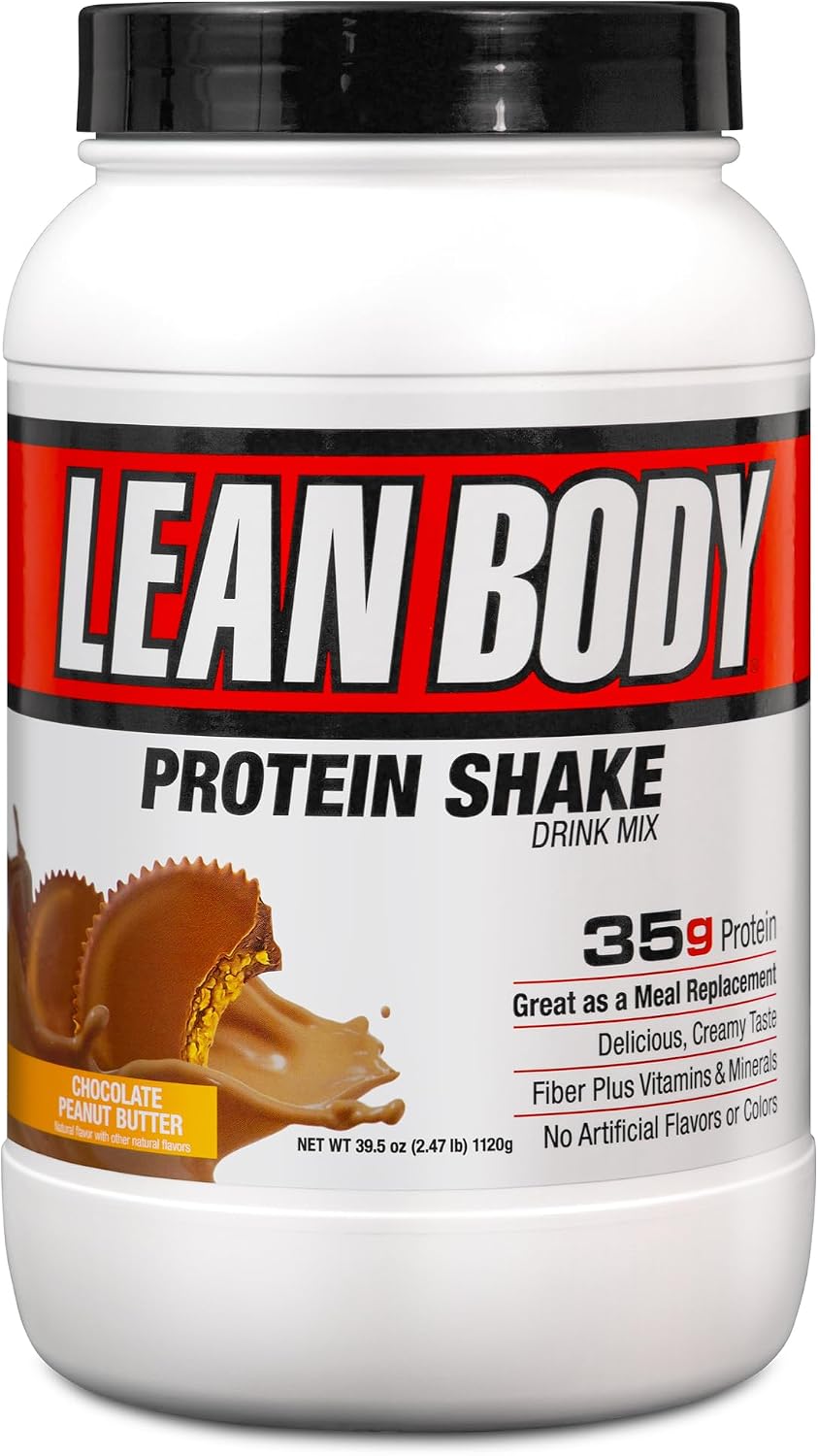 Labrada Nutrition Lean Body Hi-Protein Shake, Strawberry, 2.47-Pound Tub Strawberry Packaging May Vary