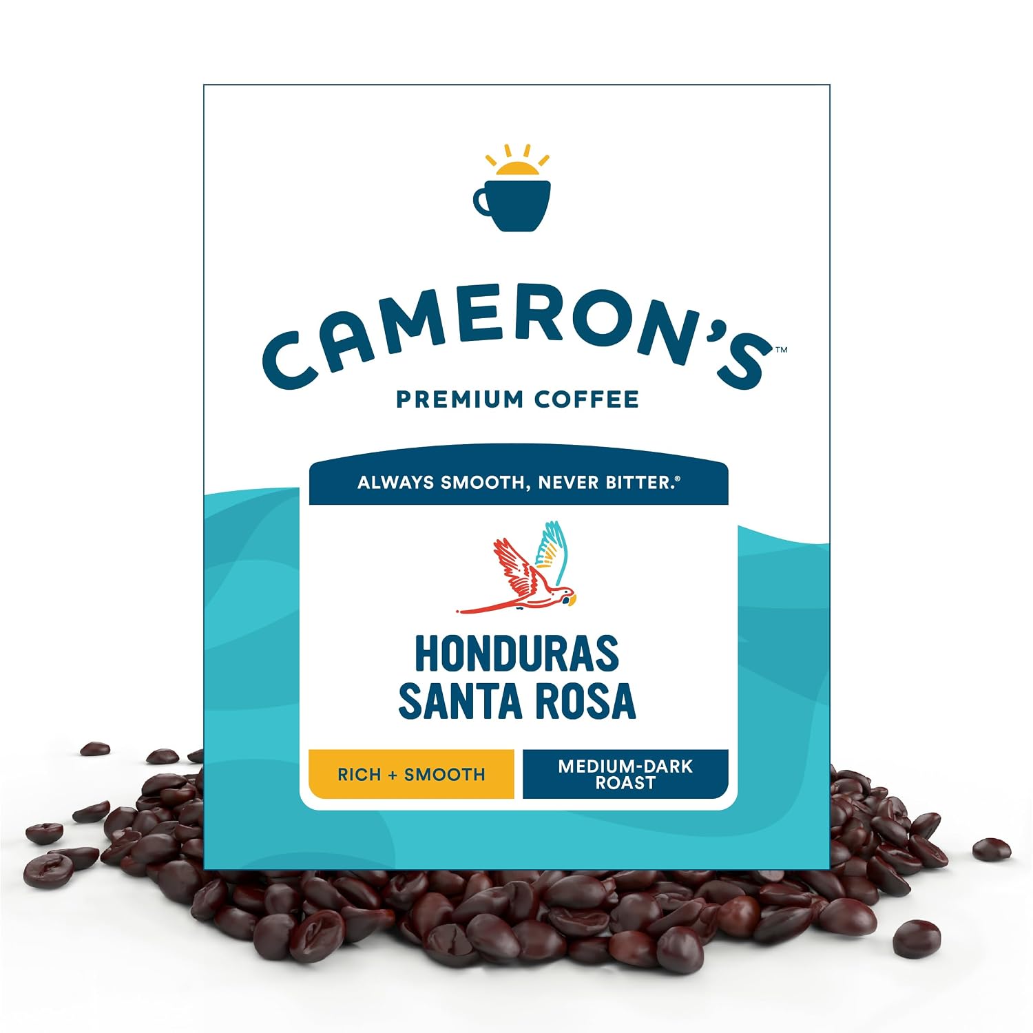 Cameron's Coffee Roasted Whole Bean Coffee, Flavored, Vanilla Hazelnut, 4 Pound