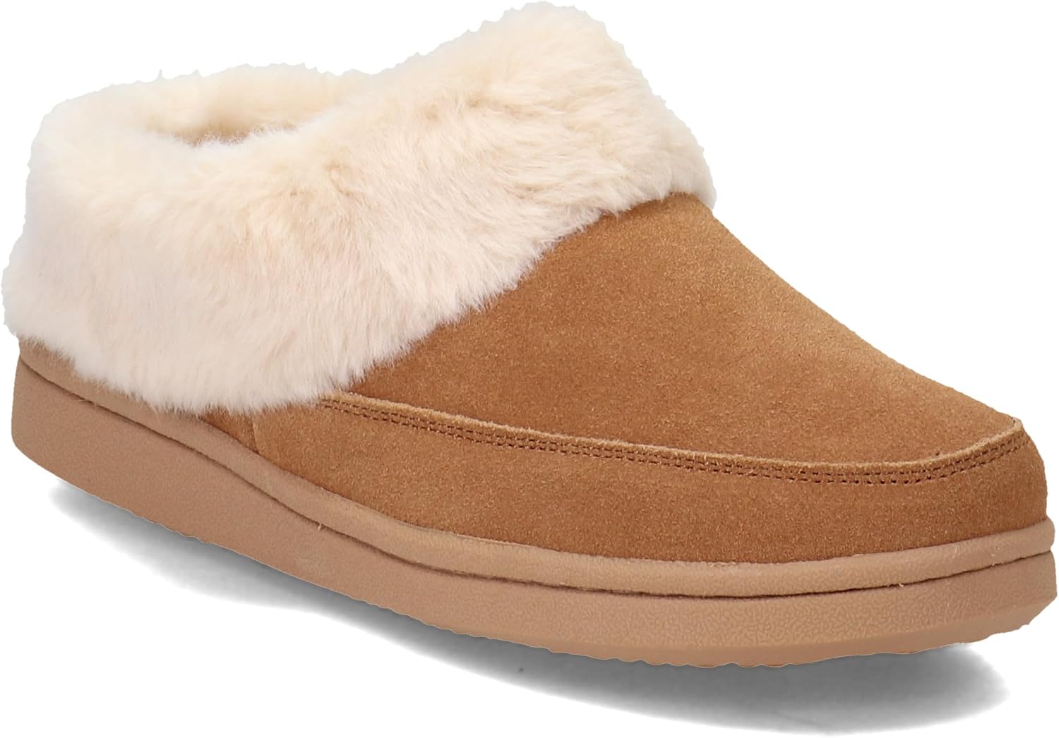 Clarks Womens Faux Fur Lined Clog Slippers Warm Cozy Indoor Outdoor Plush Slipper for Women