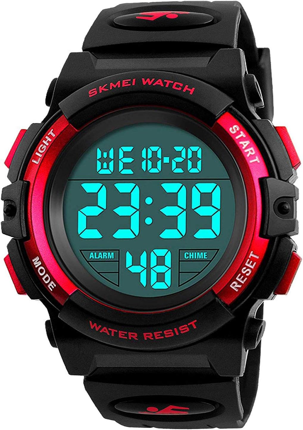 cofuo Kids Digital Watch for Boys Girls, Boys Watches Ages 3-17,Sport Outdoor Watch for Kid, 50M Waterproof Analog Multifunctional Chronograph LED Alarm Stopwatch Silicone Band, Kids Gift