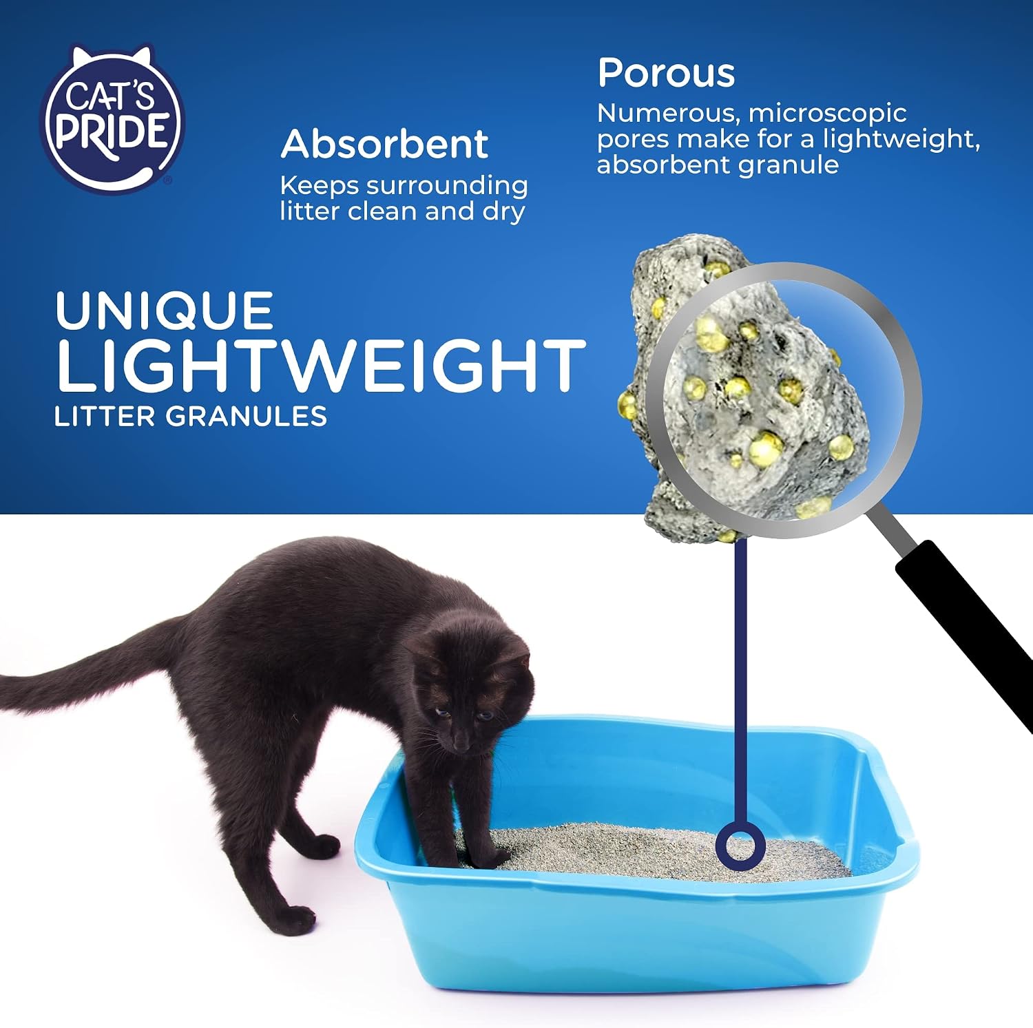 Cat's Pride Total Odor Control, Max Power, Clumping Litter Scented 15lb