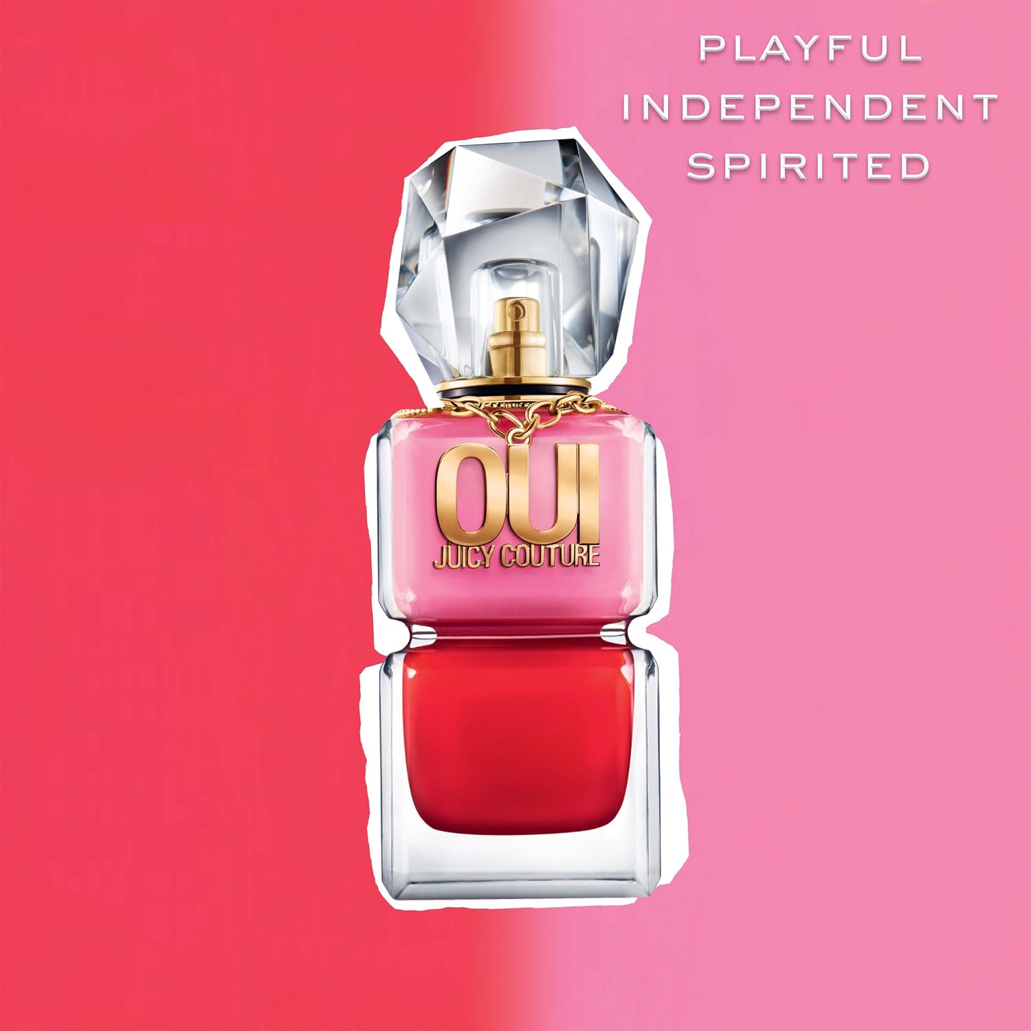 Juicy Couture Oui Eau De Parfum, Women's Perfume with Notes of Watermelon, Jasmine & Techno Woods - Fruity & Floral Perfume for Women