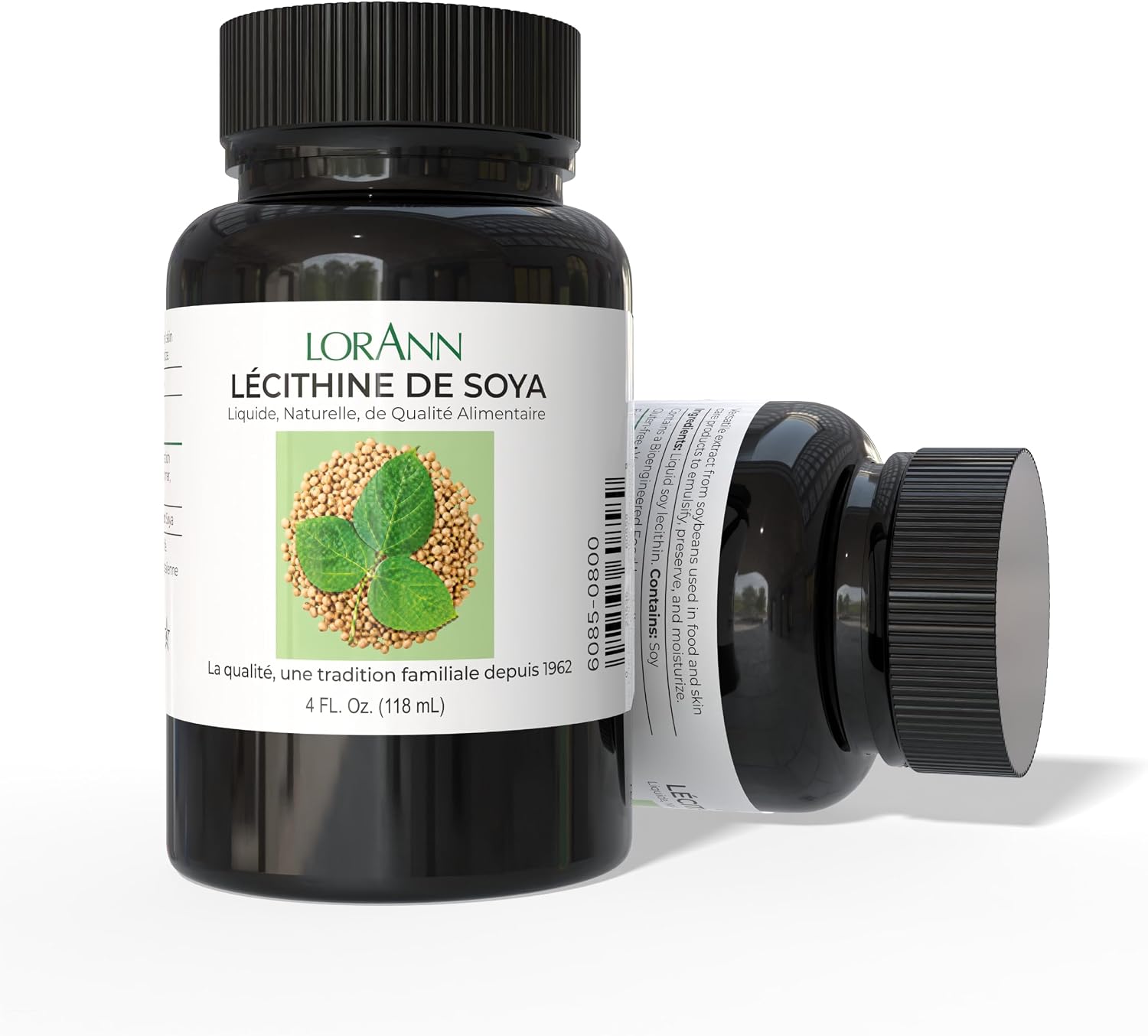LorAnn Natural Liquid Soy Lecithin, 4 Ounce