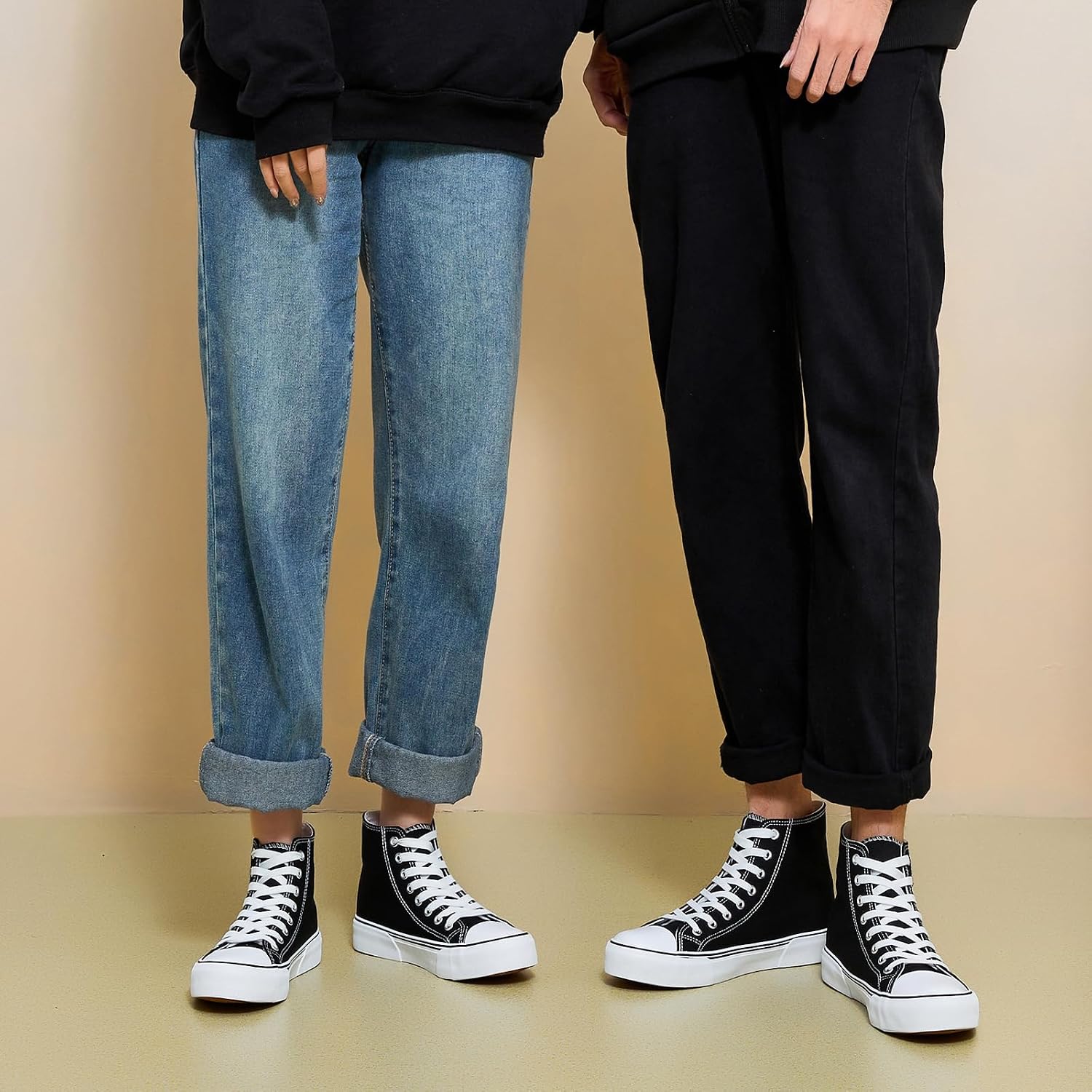 hash bubbie High Top Canvas Sneakers Fashion Walking Shoes