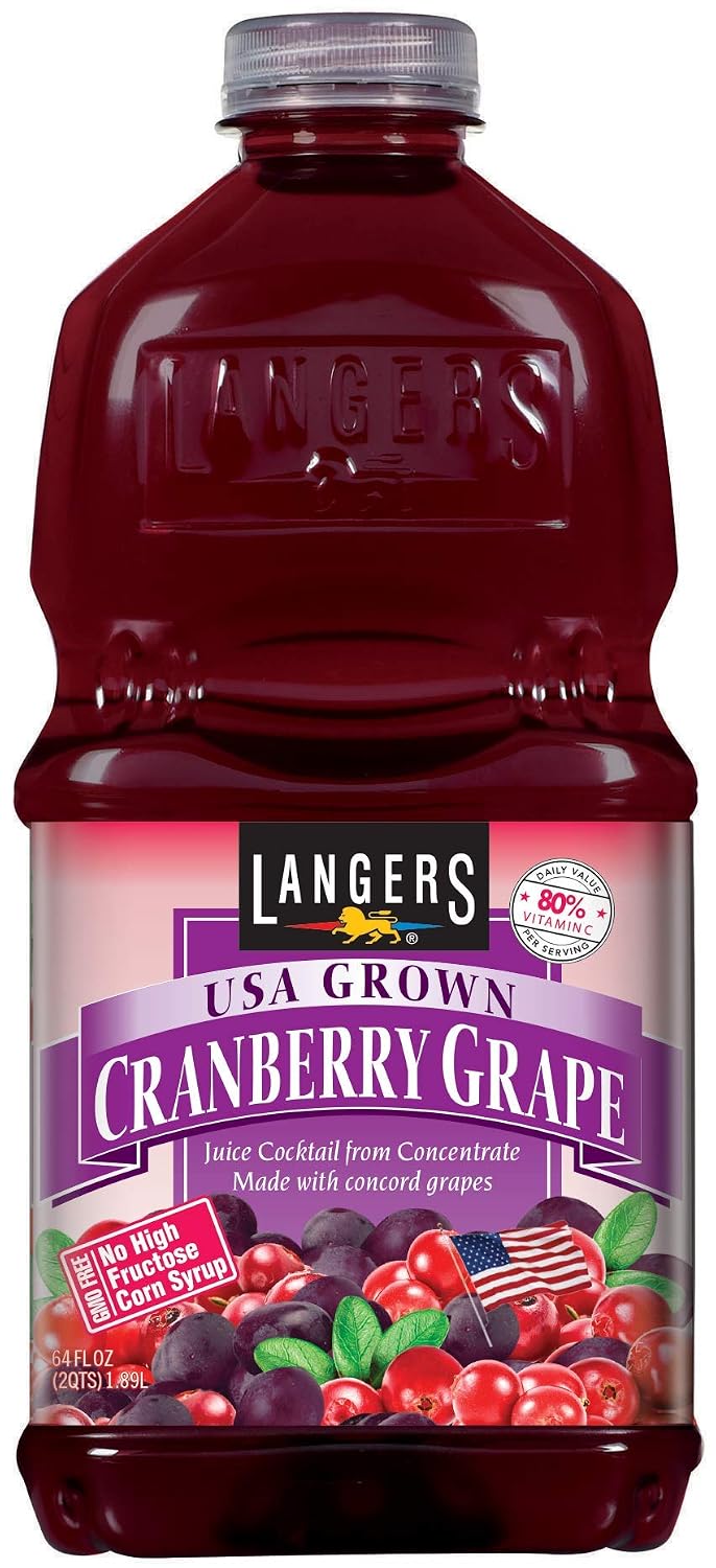 Langers Juice Cocktail, Pineapple Orange Guava, 15.2 Fl Oz (Pack of 12)