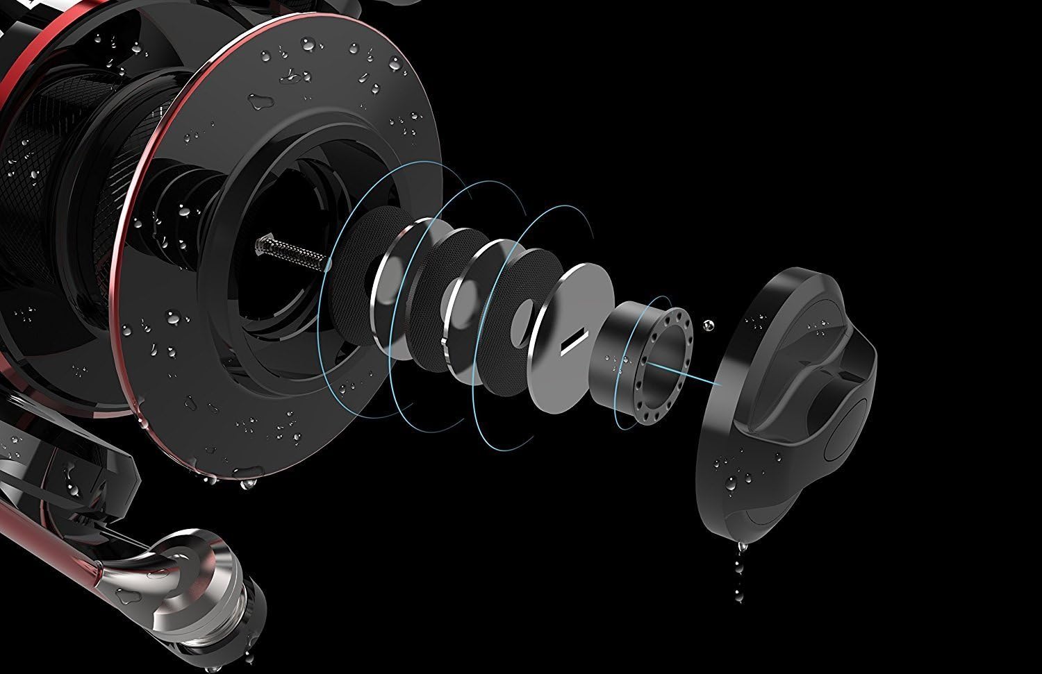 KastKing Sharky Baitfeeder III Spinning Reels with 5.5:1 Gear Ratio | Max Drag: 26.5 lb, 10+1 BB, 16.6 oz, CNC Aluminum Spool, Carbon Fiber Drag for Live Liner, Comes with Graphite Spool