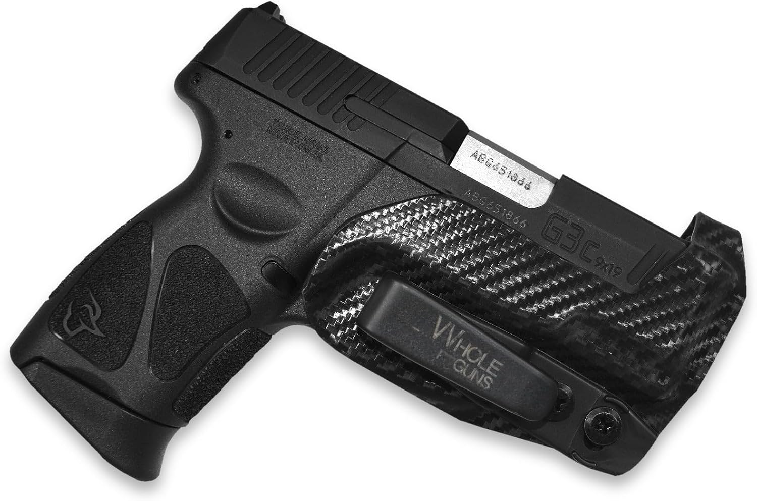 IWB Extra Low Profile Thong - Inside The Waistband Holster - fits Taurus G3C/G2C