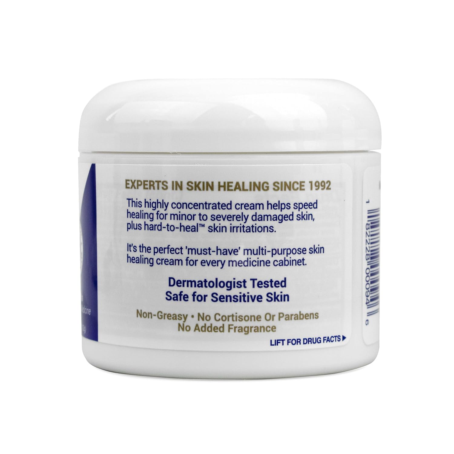 TriDerma Intense Fast Healing Cream, Decreases Healing Time for Minor Irritations, Rashes, Scrapes, Cuts 4 Ounces