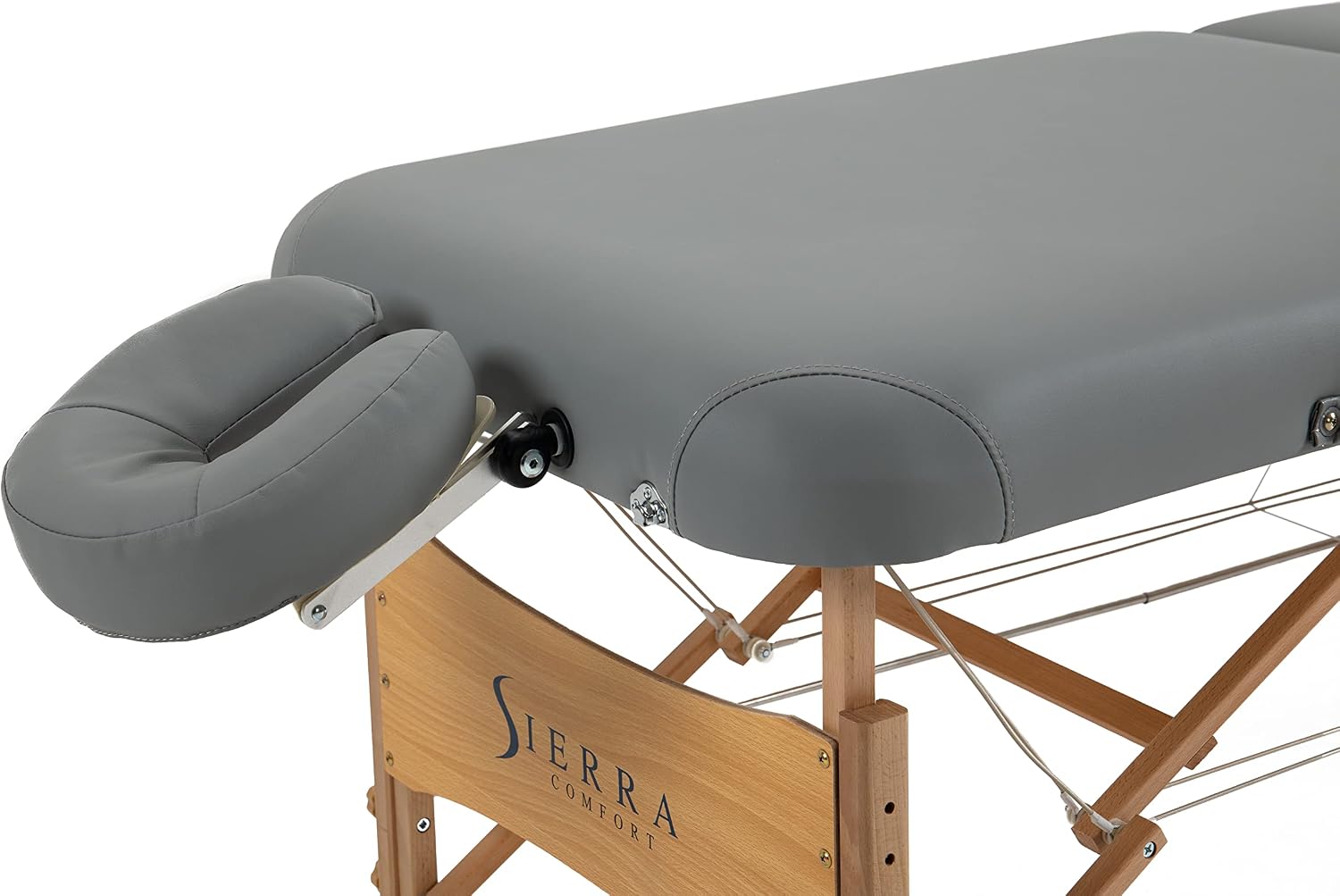 Sierra Comfort Premium Wide Portable Massage Table, SC-602 (Gray)