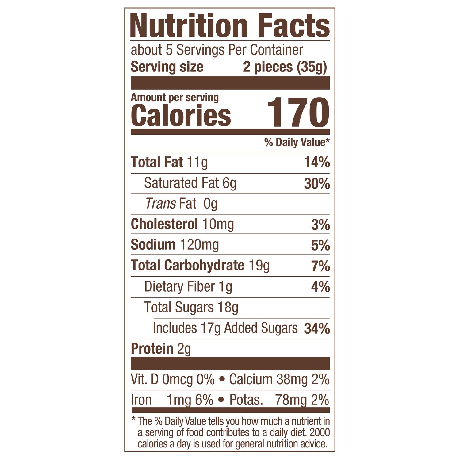 Russell Stover Milk Chocolate Toffee Squares Peg Bag, 5.4 Ounce