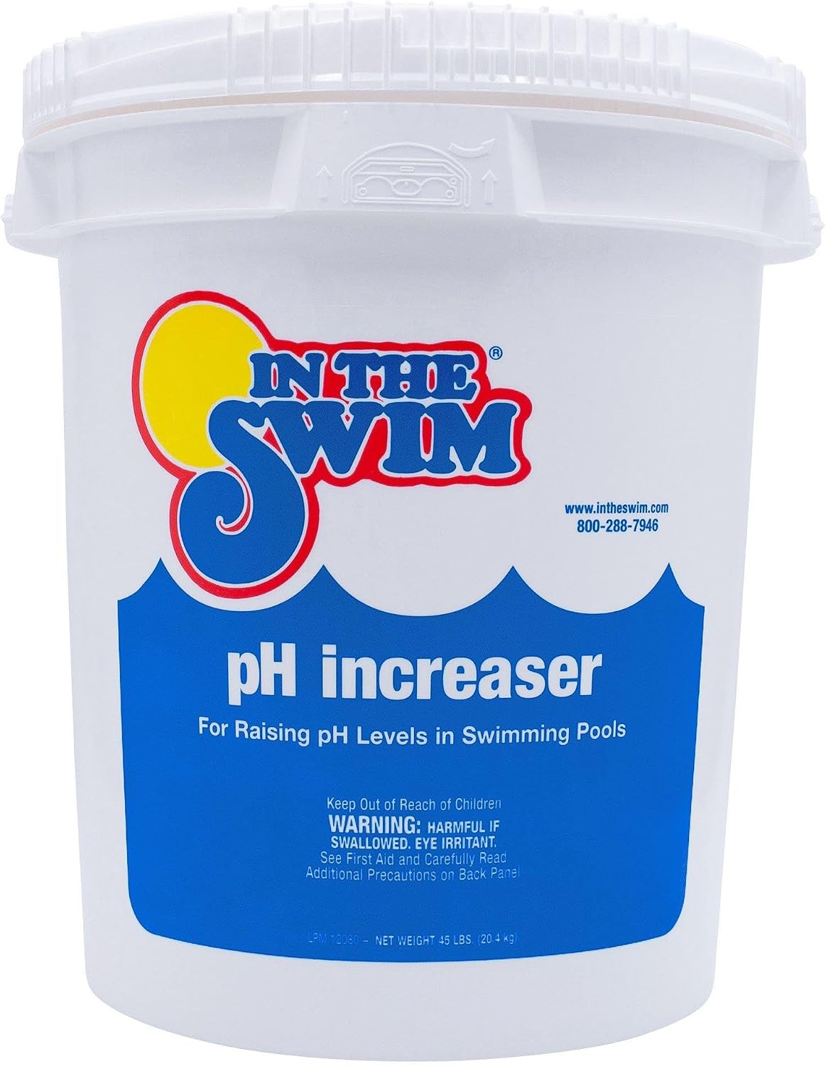 In The Swim pH Increaser for Pools - 5 Pounds | Granular 100% Sodium Carbonate (Soda Ash) to Raise pH Up