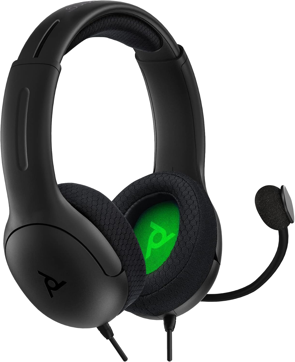 PDP Gaming AIRLITE Xbox Headset with Noise-Cancelling Microphone, Licensed Microsoft Series X|S, Xbox One Accessories, PC/Windows 10/11, Lightweight Wired Power Stereo headphones - Black