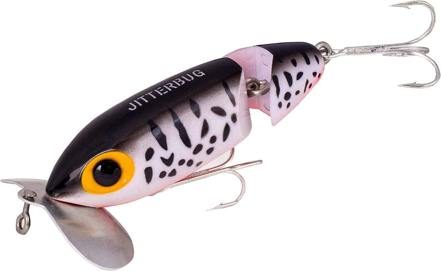Arbogast Jitterbug Topwater Bass Fishing Lure - Excellent for Night Fishing