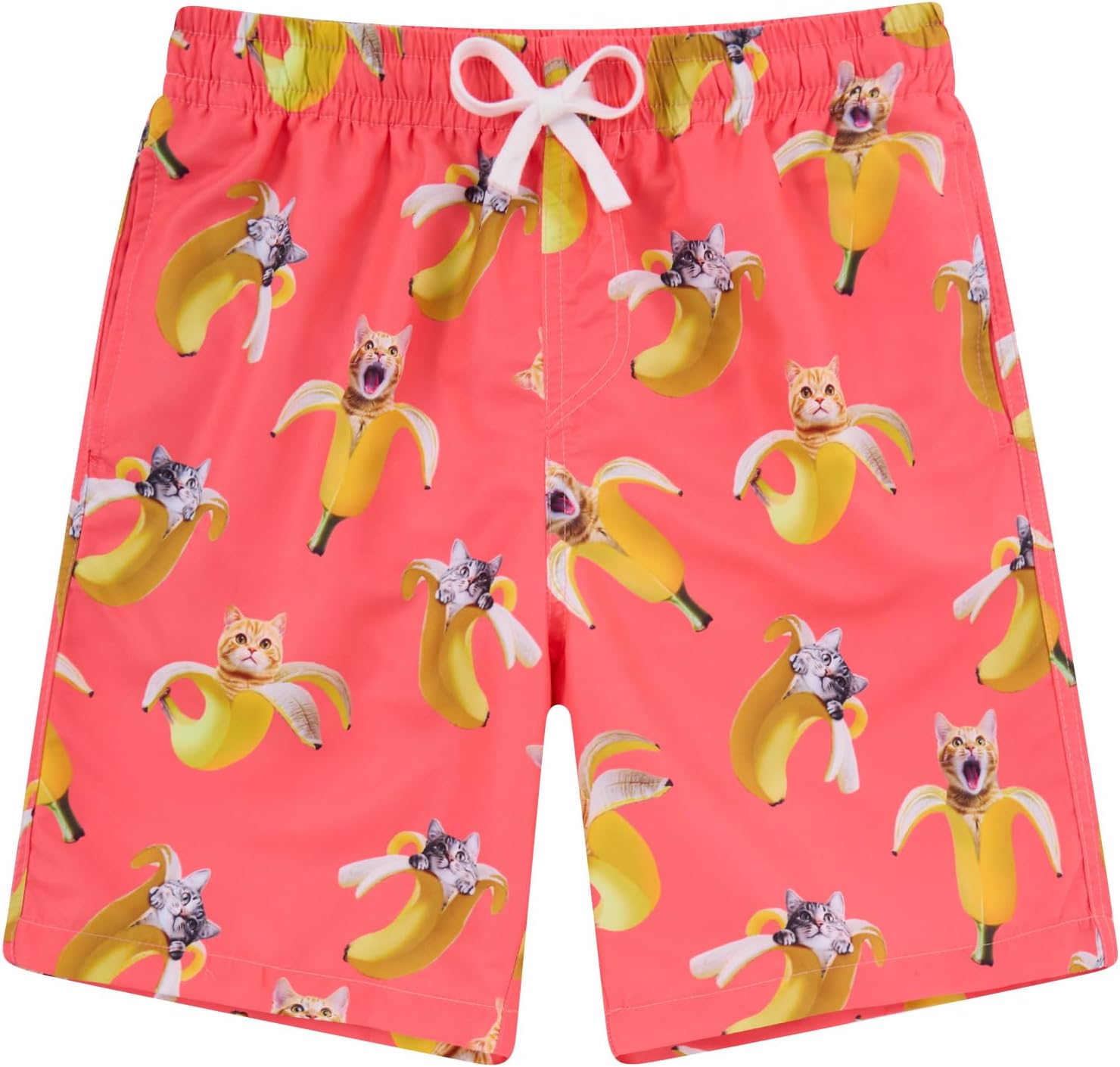 BFUSTYLE Boys Swim Trunks Mesh Lining Kids Bathing Suit 5-14 Years Shorts