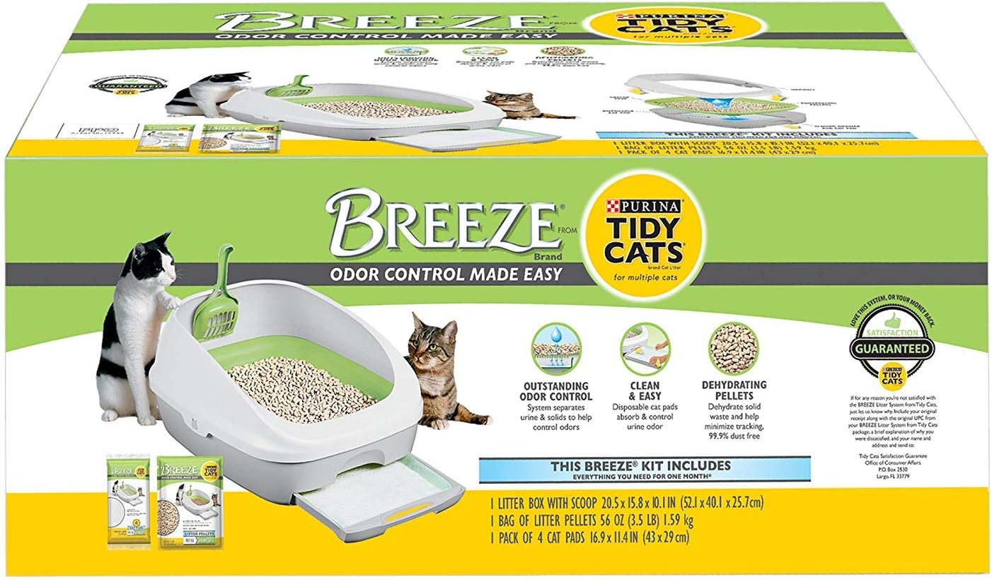 Purina Breeze Cat Litter System (Starter Kit) with Free cat Toy