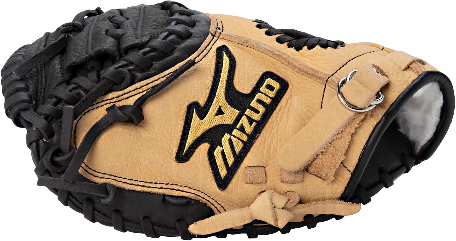 Mizuno Prospect PowerClose Youth Baseball Glove Series I V-Flex Notch I Parashock Palm Pad I Buttersoft Palm Liner