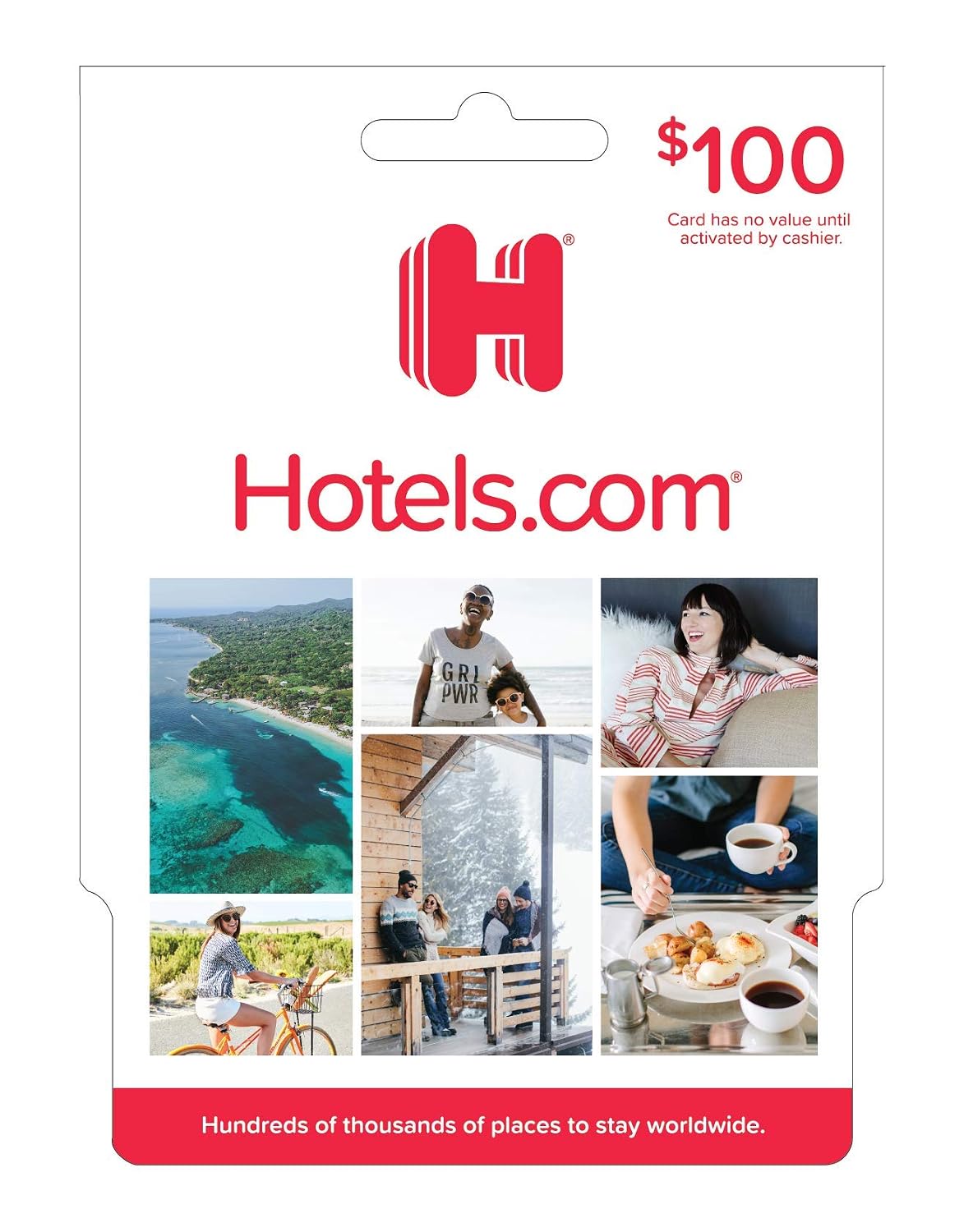 Hotels.com Physical Gift Card - $50