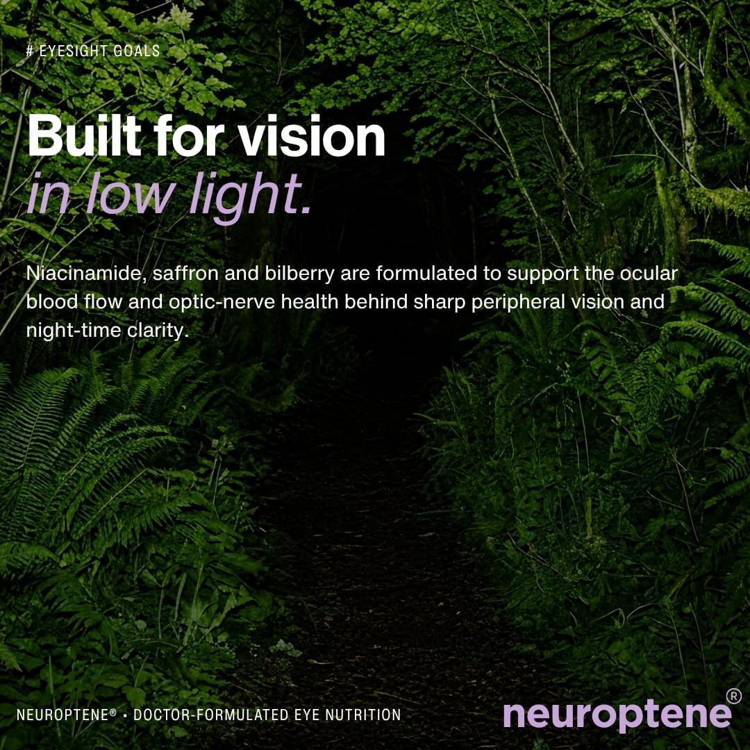Bilberry Supplement for Eyes – Eye Vitamins with CoQ10, Niacinamide