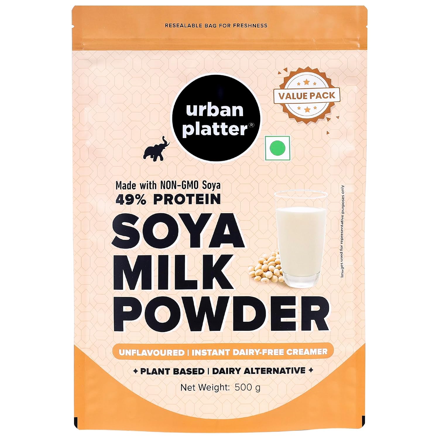 Urban Platter Soy Milk Powder, 400g