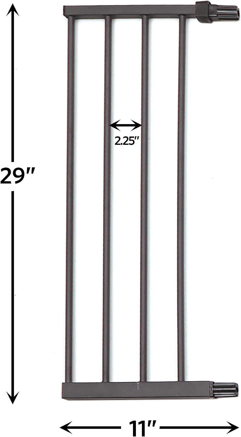 MidWest Homes for Pets Steel Pet Gate Extension; Pet Gate Extension Measures 6' Wide x 39' High in Soft White (Fits MW Model # 2939SW)