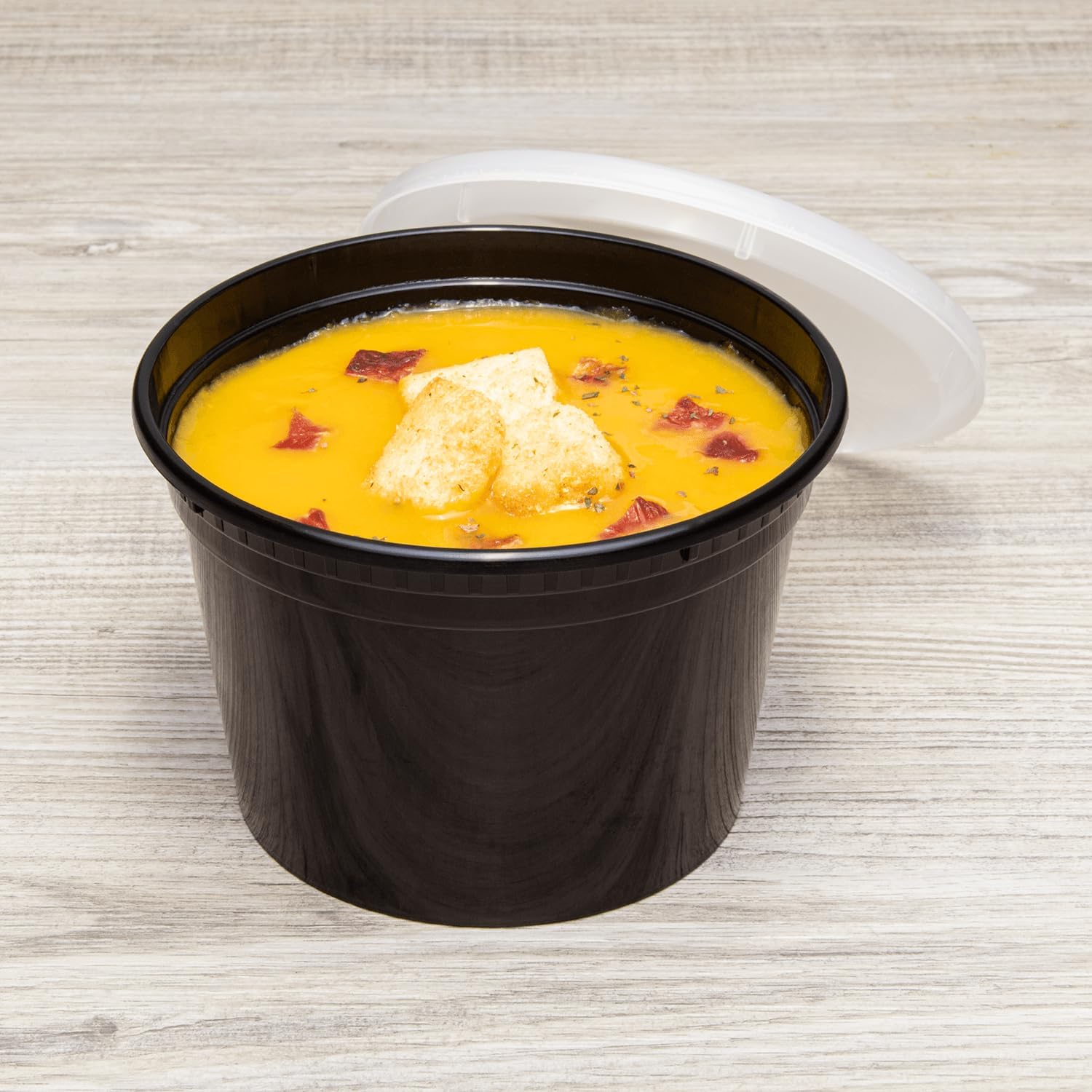 Karat [32oz - 240 ct] Clear PP Injection Molded Round Deli Containers with Lids (FP-IMDC32-PP)