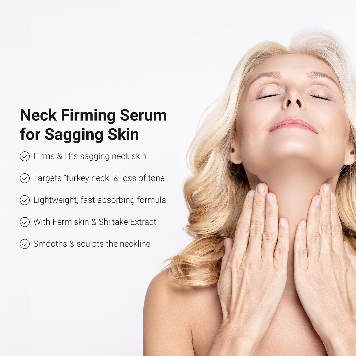 LifeCell Neck Firming Serum – Firms, Lifts & Reduces Sagging Skin, 1.5oz | LifeCell Neck Firming Serum – Firms, Lifts & Reduces Sagging Skin