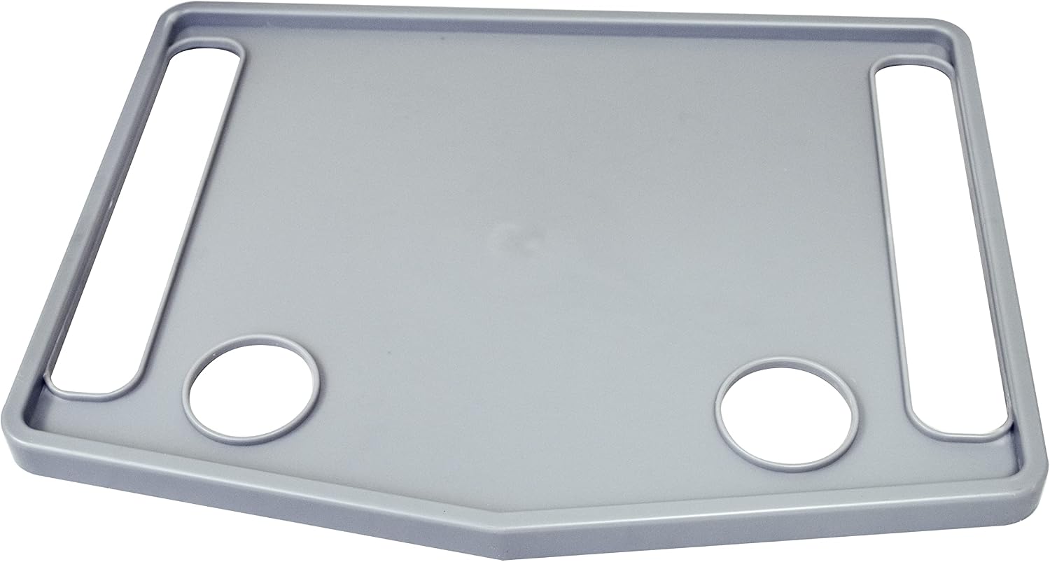 Essential Medical Supply Molded Walker Tray with 2 Cup Holders - Perfect for Mobility and Transport