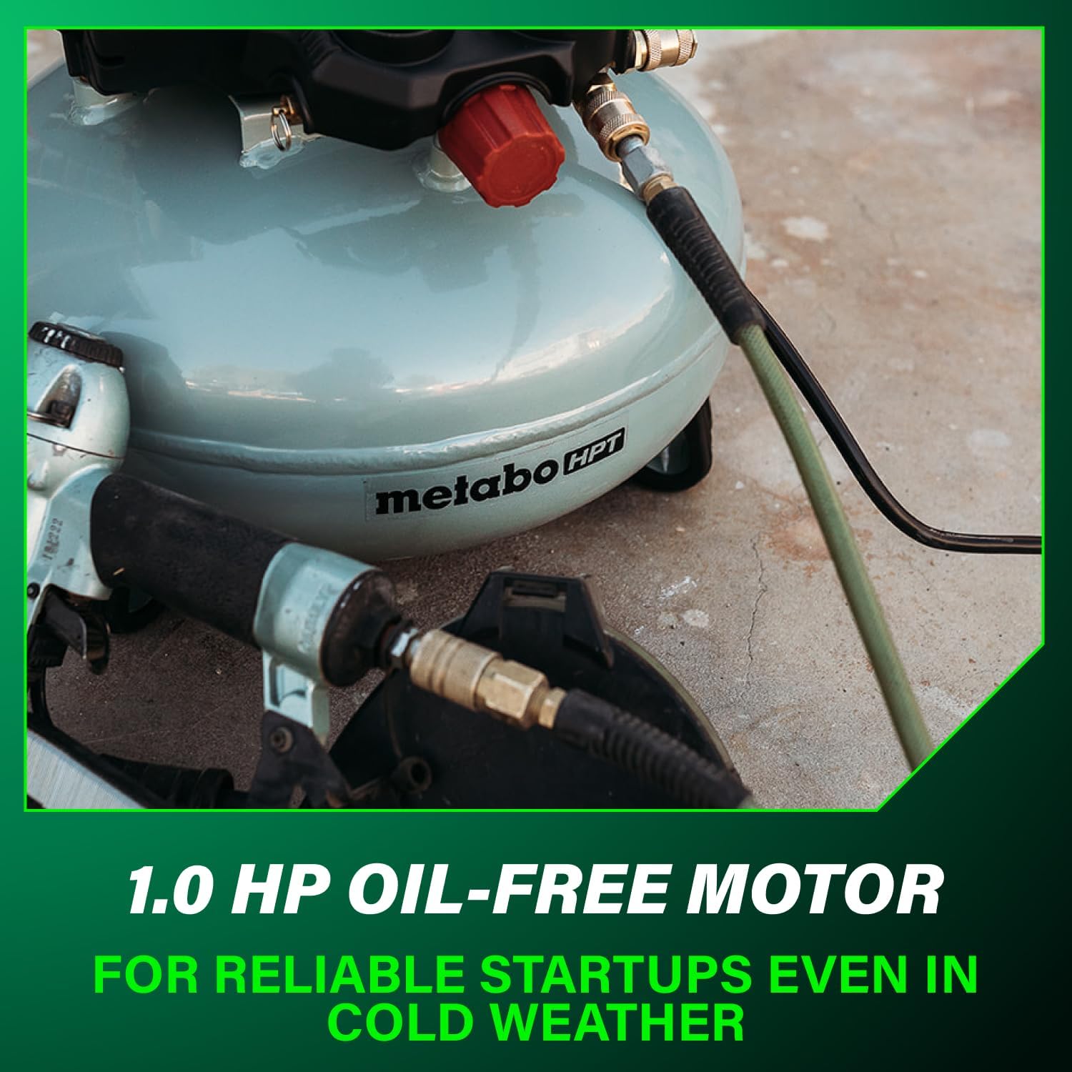 Metabo HPT Portable Pancake Air Compressor, 6 Gallon 200 PSI, EC914S