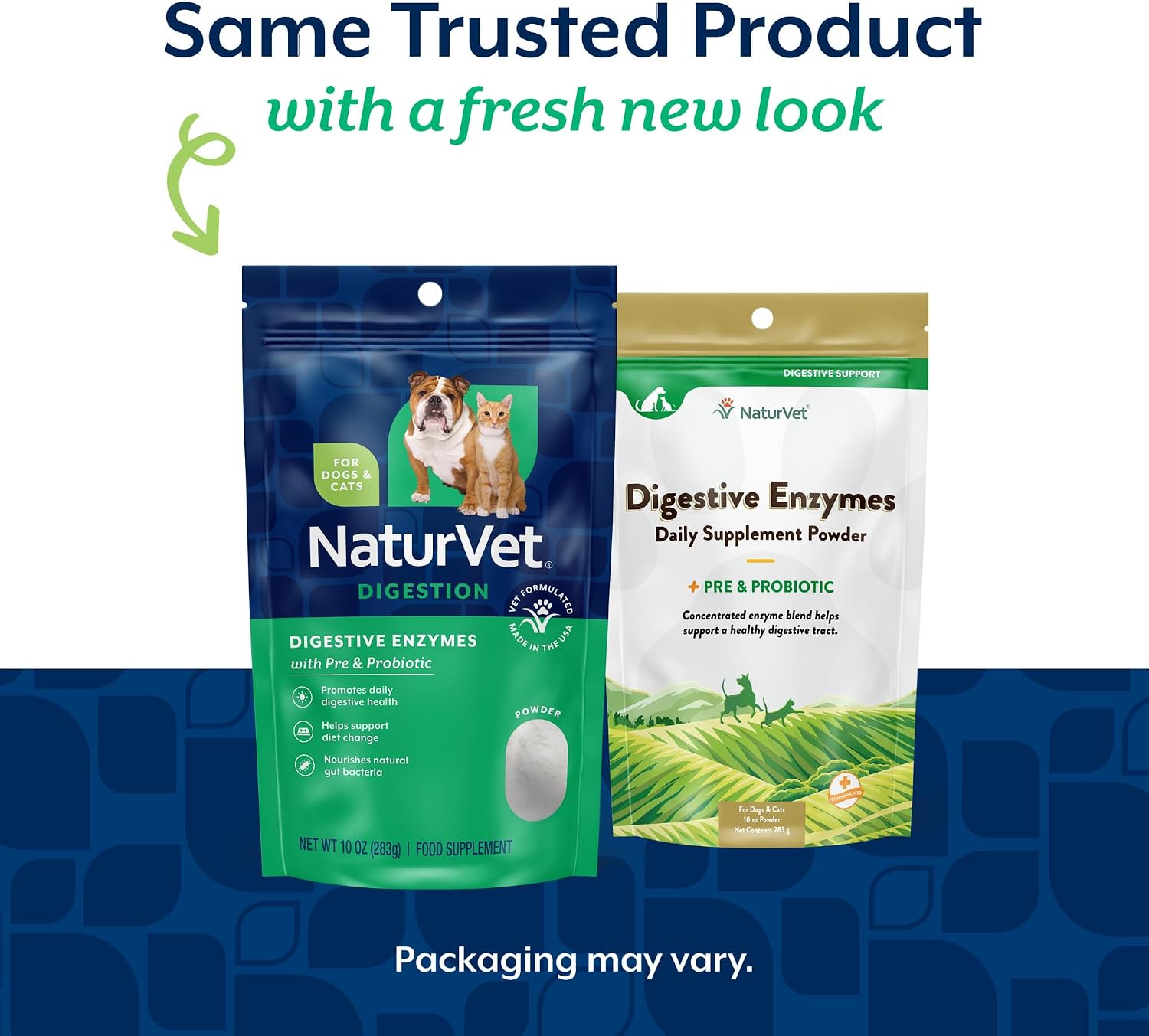NaturVet Digestive Enzymes with Pre & Probiotic for Dogs & Cats - 8 oz | Supports Diet Changes & a Healthy Digestive Tract with Prebiotics, Powder