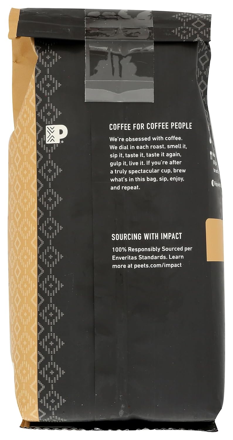 Peet's Coffee Ground Coffee Medium Roast, Big Bang, 18 Ounces