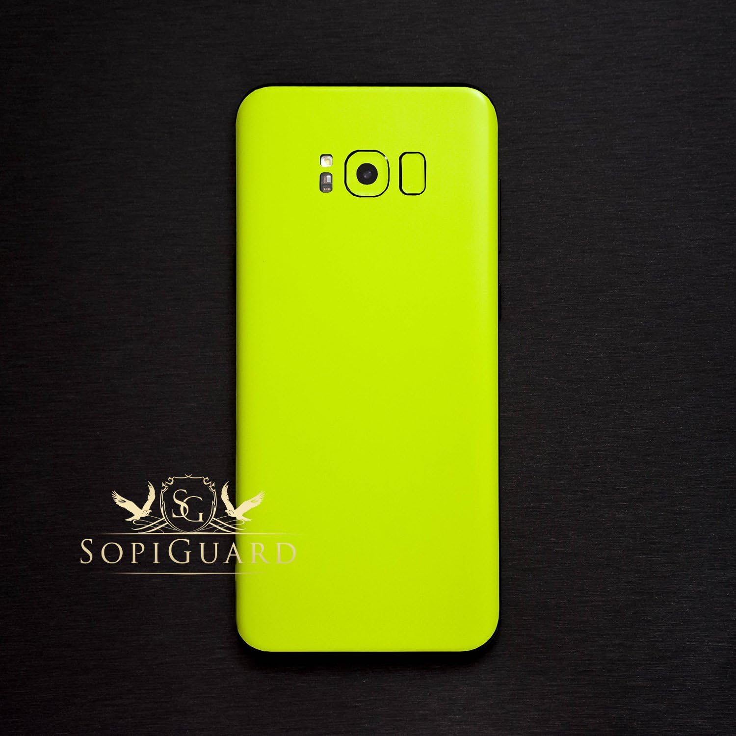 SopiGuard Sticker for Surface Duo Phone Edge-to-Edge Precision Vinyl Skin Wrap (Leather Textured)