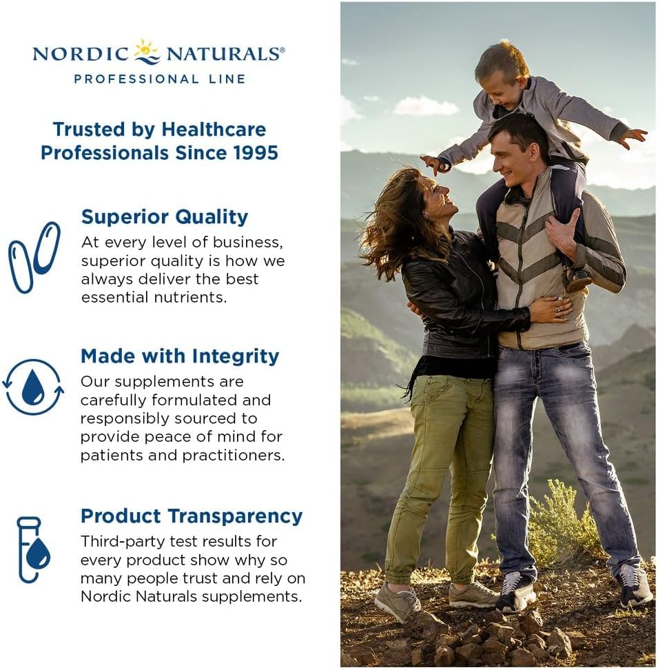Nordic Naturals ProOmega-3, 2150 mg, EPA & DHA Fish Oil, Lemon - 120 Count | Ultra high-potency EPA & DHA fish oil supports brain, heart, eye & immune health. 2150 mg omega-3. Non-GMO. 60 servings