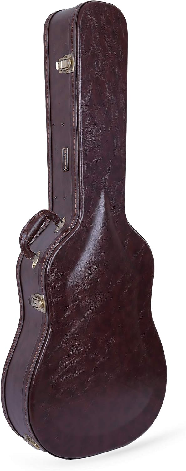 Crossrock Hardshell Arch Top wood case fits SG Electric Guitars-Black(CRW600SGBK)