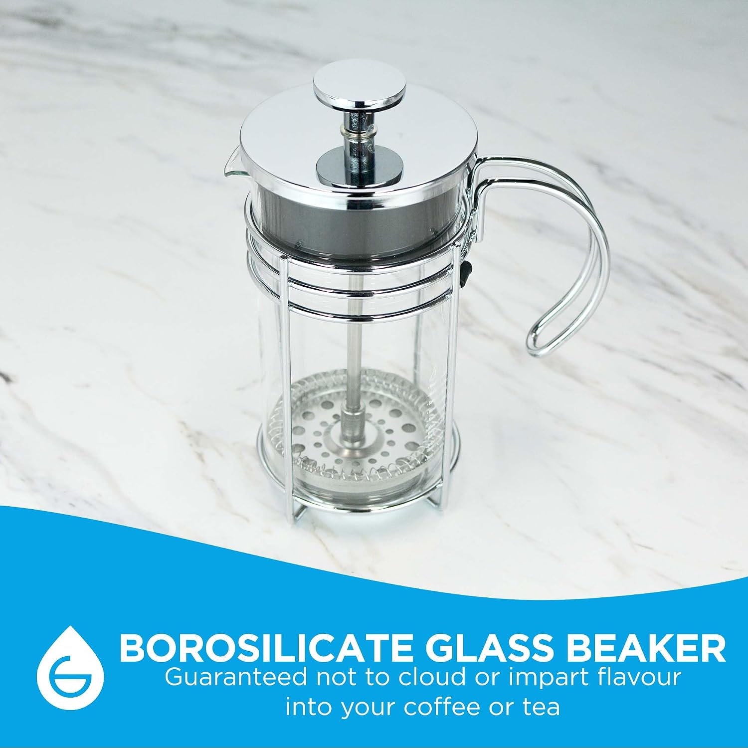 GROSCHE Madrid Glass French Press Coffee and Tea Maker