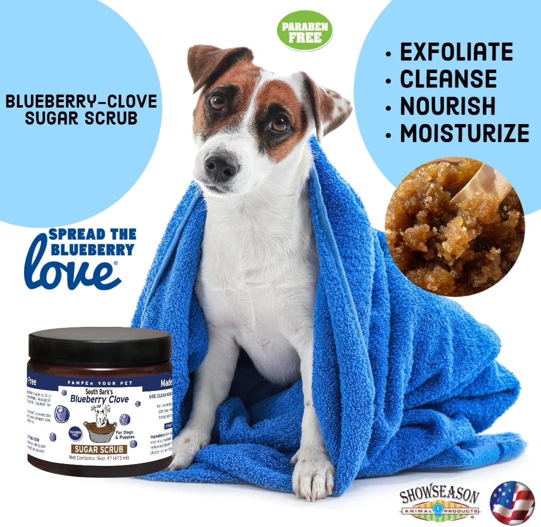South Bark's Blueberry-Clove Conditioner for Dogs & Cats 12 oz. | Long Lasting Softness | Paraben-Free | Biodegradable & Non-Toxic | Made in USA