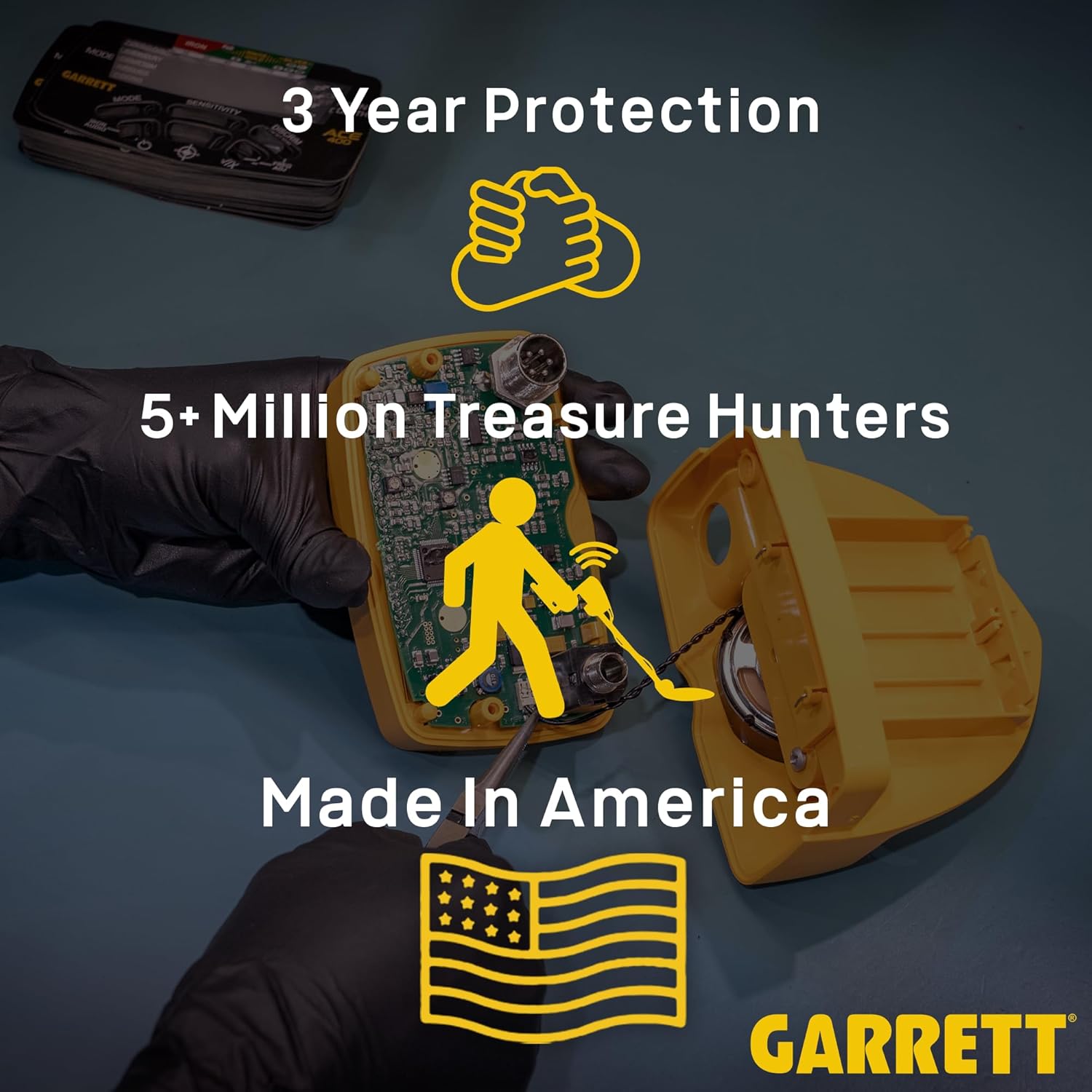 Garrett ACE 400 Metal Detector Bundle with Carry Bag