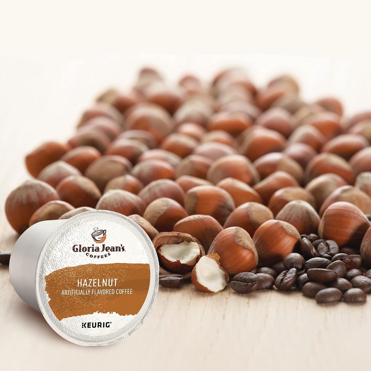 Gloria Jean's Coffees Butter Toffee, Single-Serve Keurig K-Cup Pods, Flavored Medium Roast Coffee, 96 Count