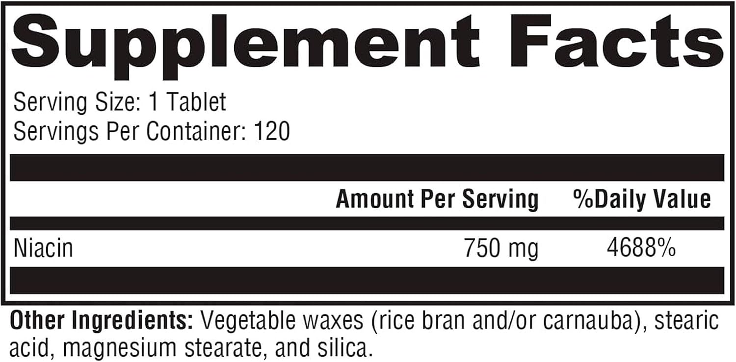 XYMOGEN NiaVasc - Sustained-Release 500 mg Niacin - Supports Healthy Blood Lipids & Normal Carotid Intima-Media Thickness - Vegetarian, Non-GMO & Gluten-Free - 120 Capsules