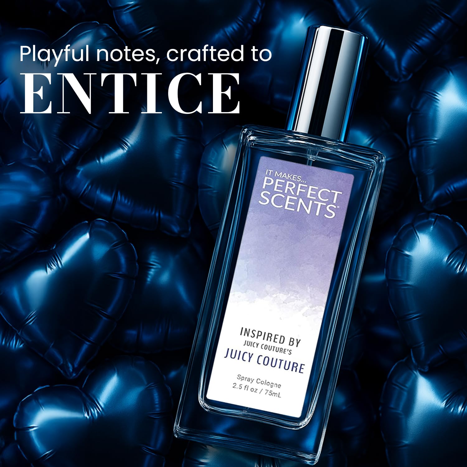 Perfect Scents Fragrances, Inspired by Juicy Couture's Juicy Couture, Women’s Eau de Toilette, Vegan, Paraben-Free, Phthalate-Free, Never Tested on Animals, 2.5 Fluid Ounces