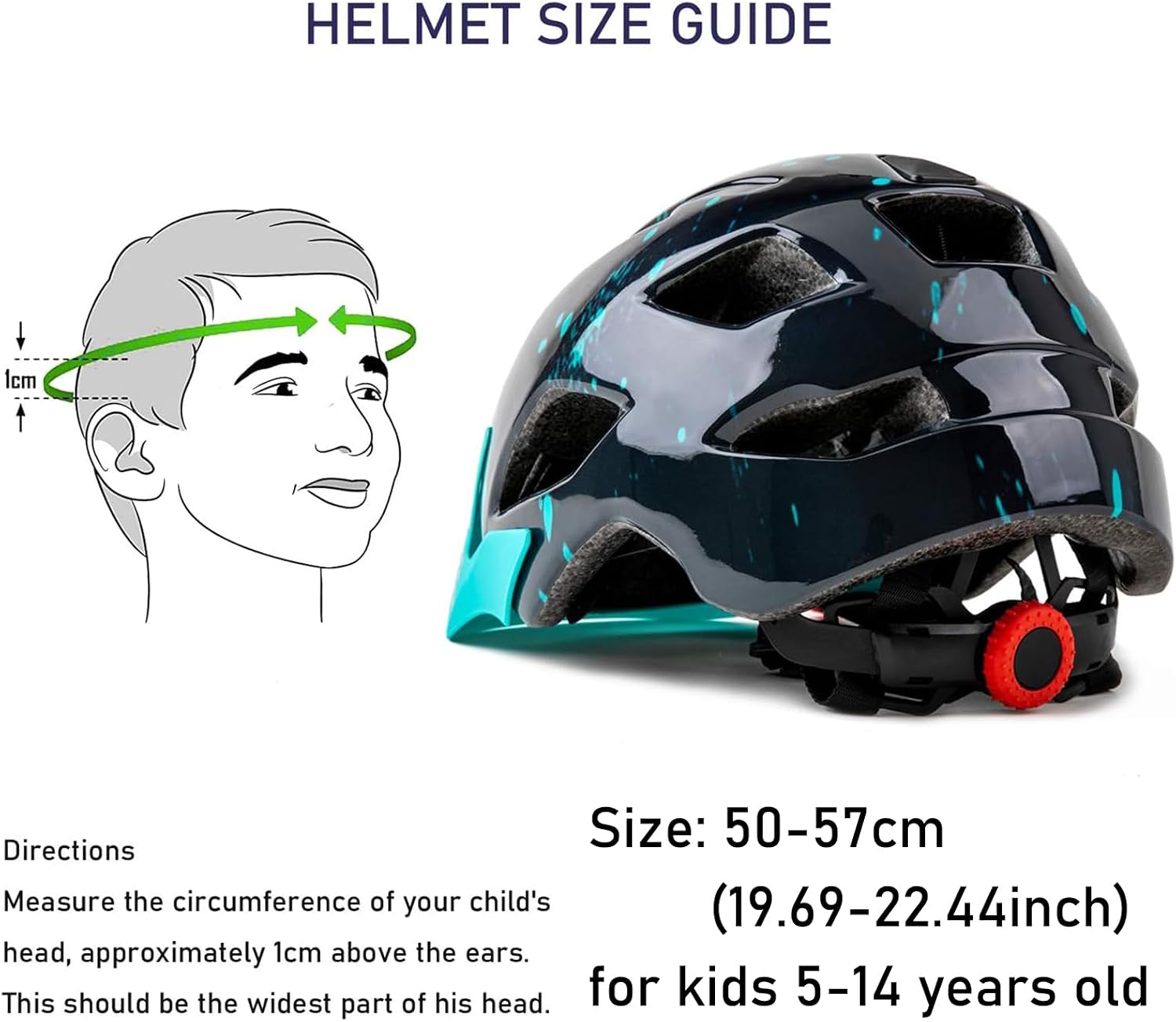 Kids Helmet, SIFVO Kids Bike Helmet Boys and Girls Bike Helmet with Cool Visor Helmet for Kids 5-14