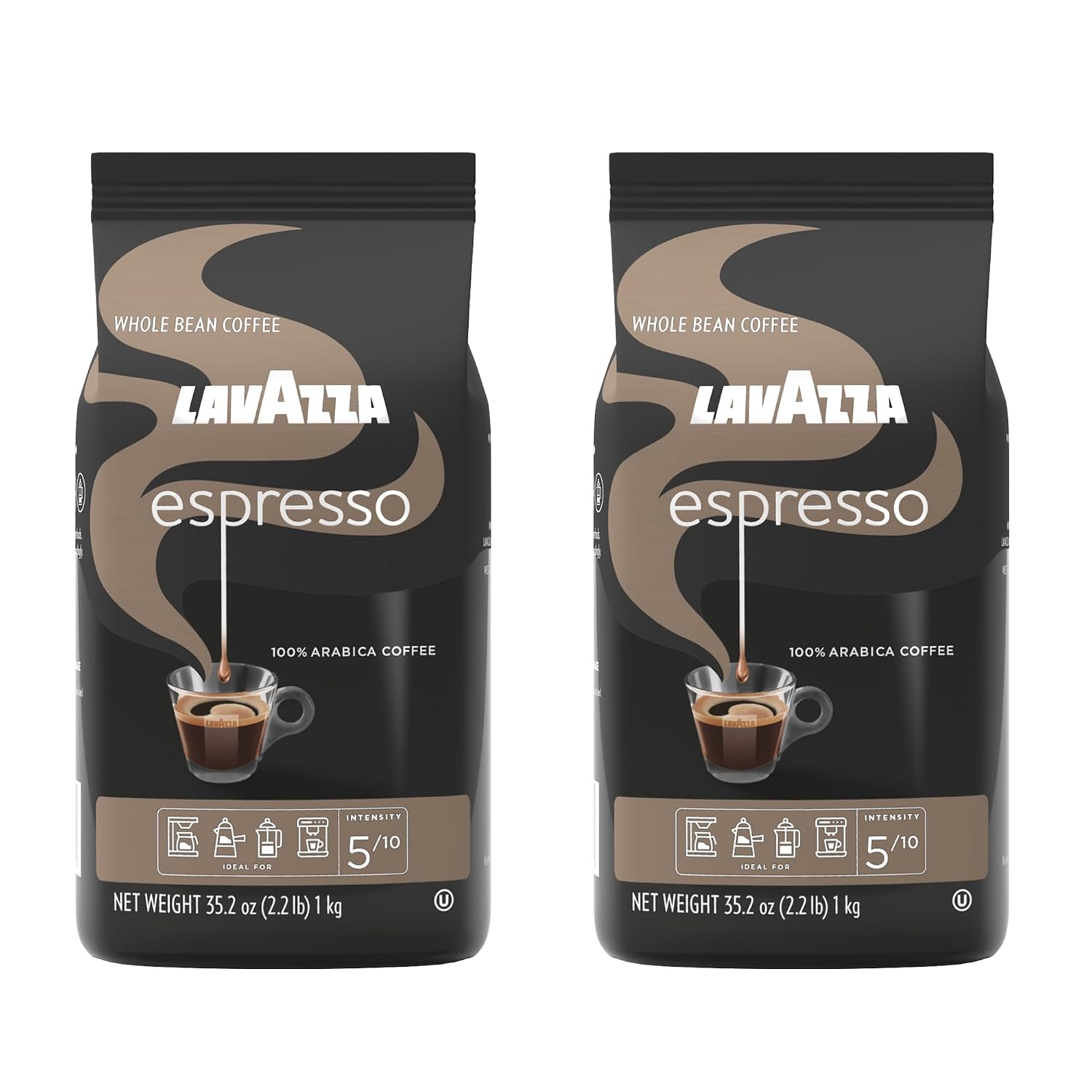 Lavazza QualitÃ Oro Whole Bean Blend, Medium Roast, 2.2 Pound (Pack of 1) ,100% Arabica, Central America & African highland origins, Fruity & Aromatic