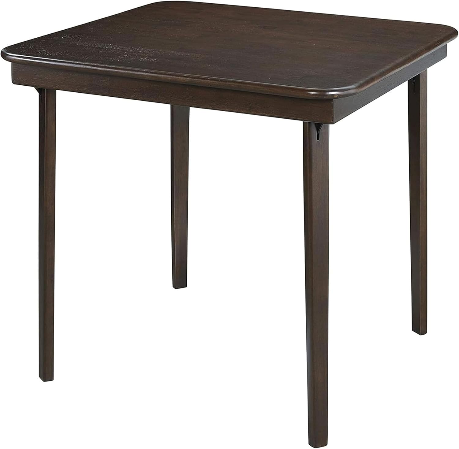 Stakmore Classic Straight Edge Square Wood Folding Table, 32x32, Oak | Foldable Card Table, Wooden Tabletop Furniture for Cards, Board Games & Dining