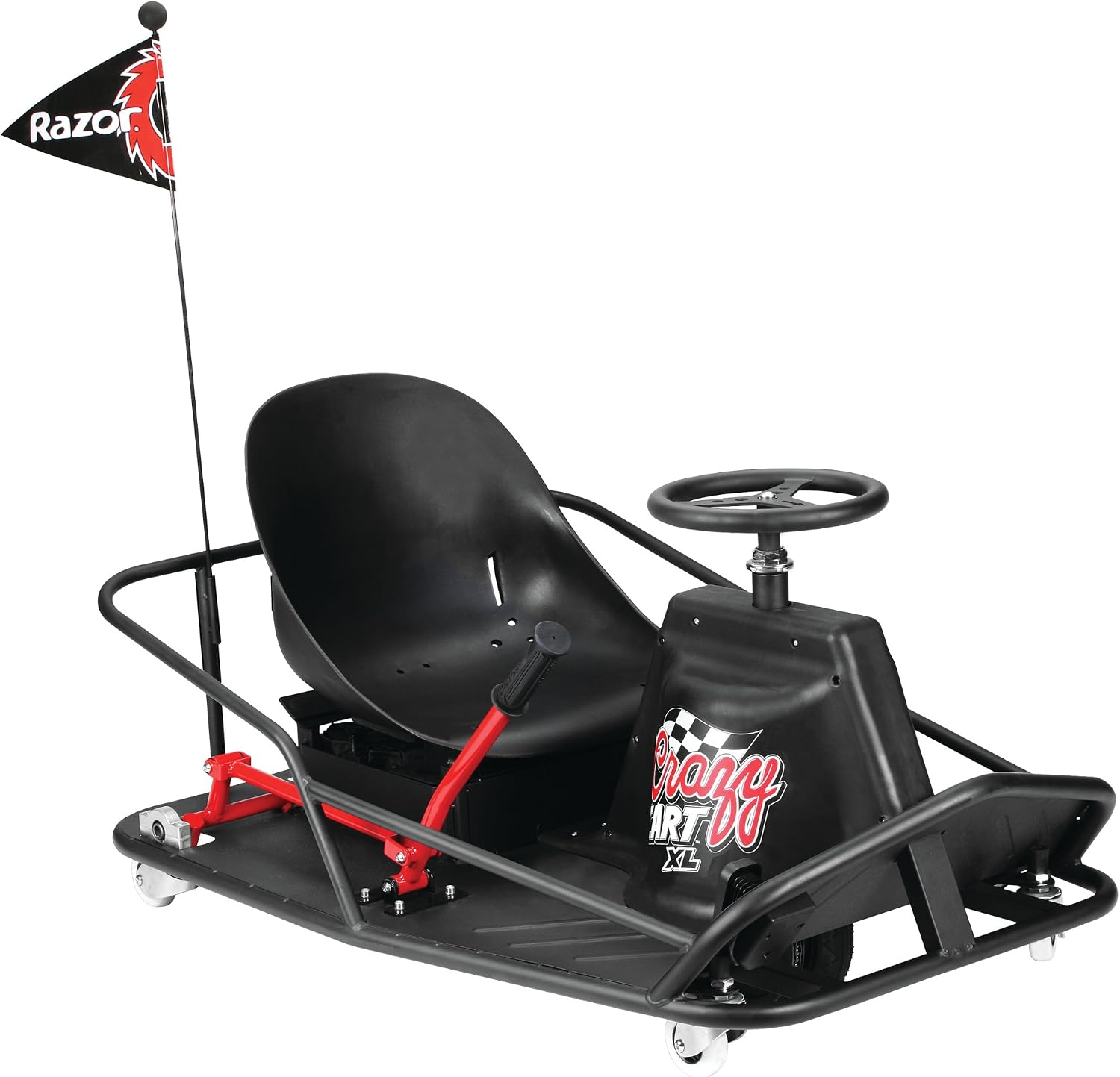 Razor Crazy Cart XL for Adults Ages 16+ - 36V Electric Drifting Go Kart - Variable Speed, Up to 14 mph, Drift Bar for Controlled Drifts