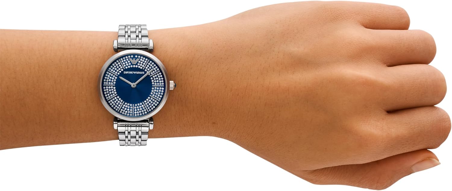 Emporio Armani Women's Dress Watch with Stainless Steel Band
