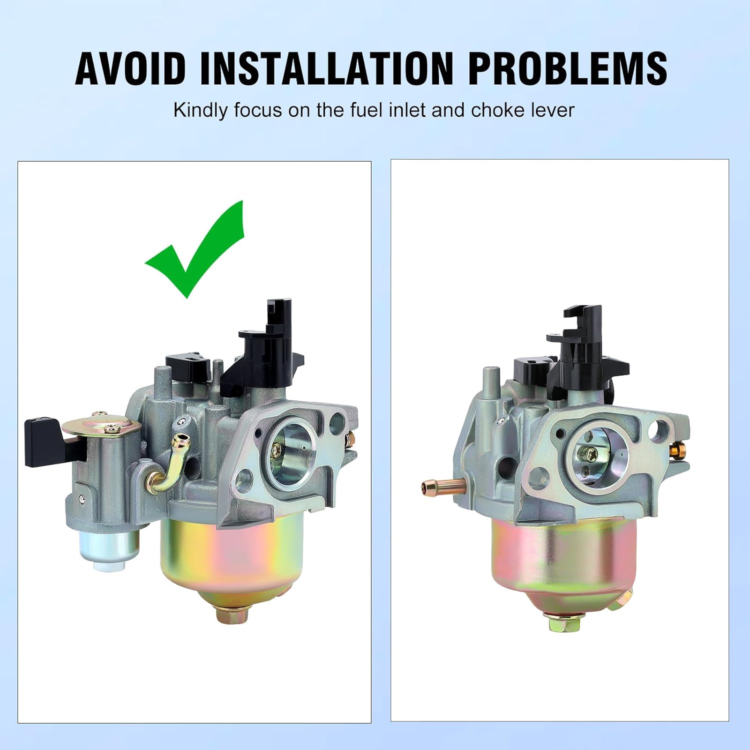 Predator 212 Carburetor Upgrade for 212cc Go-Kart Engine with Coil | Fits Predator 212cc & 196cc engines. Direct bolt-on replacement. Boosts
