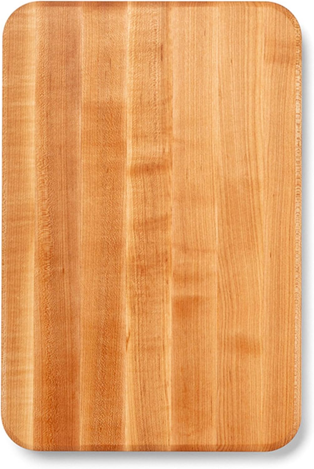 John Boos Chop-N-Slice Series Rectangular Maple Cutting Board, 20" x 14" x 1.25", 10 lb – Reversible Edge-Grain Butcher Block with Finger Grips, Made in the USA