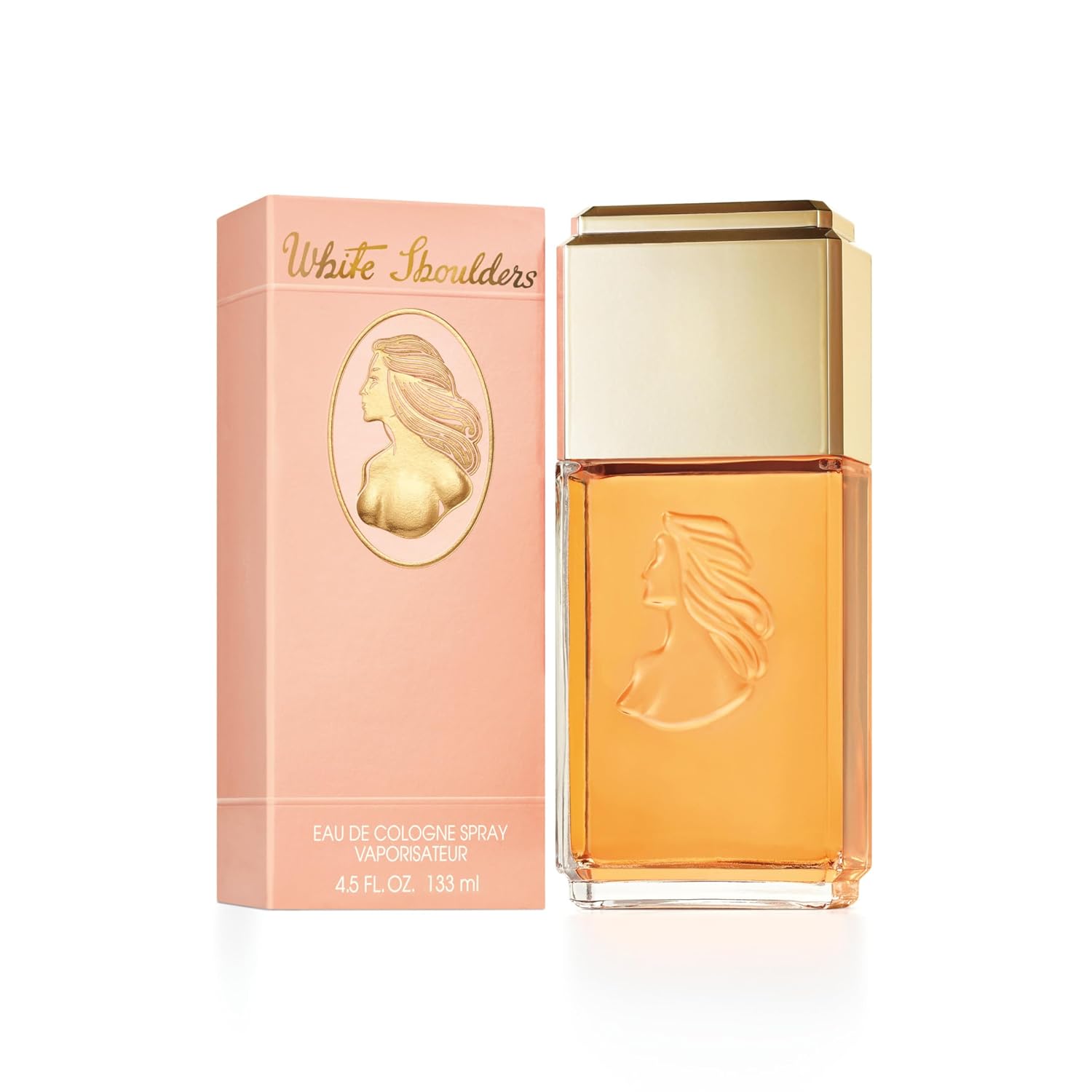 Evyan White Shoulders Eau de Cologne for Women, 4.5 fl oz | Women's floral eau de cologne. Perfume with notes of gardenia, lilac, and amber.