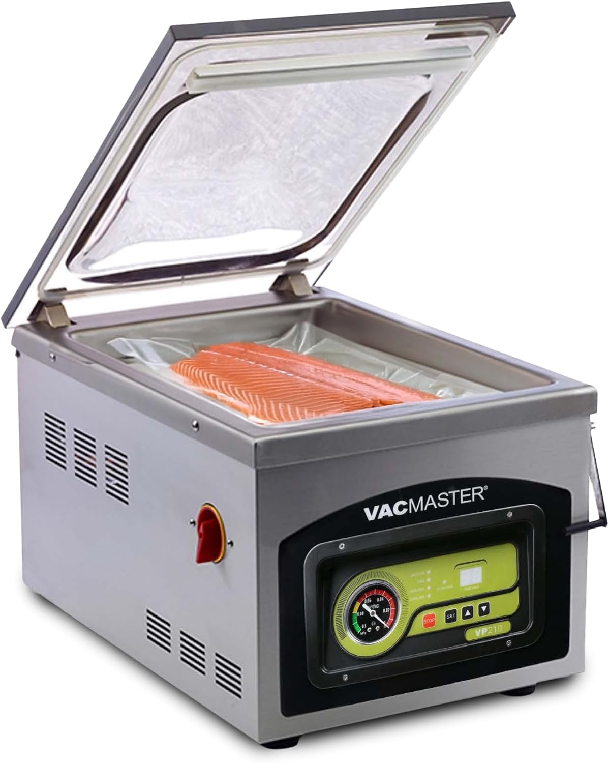 VacMaster VP210 Chamber Vacuum Sealer – Maintenance-Free Commercial Vacuum Sealer Machine for Food, 10.25” Seal Bar for 10” x 13” Bags