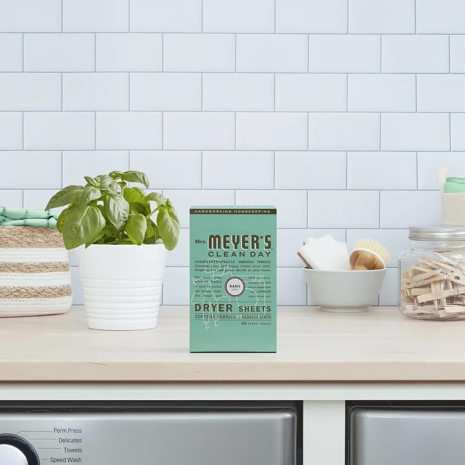 MRS. MEYER'S CLEAN DAY Dryer Sheets, Lavender, 80 ct