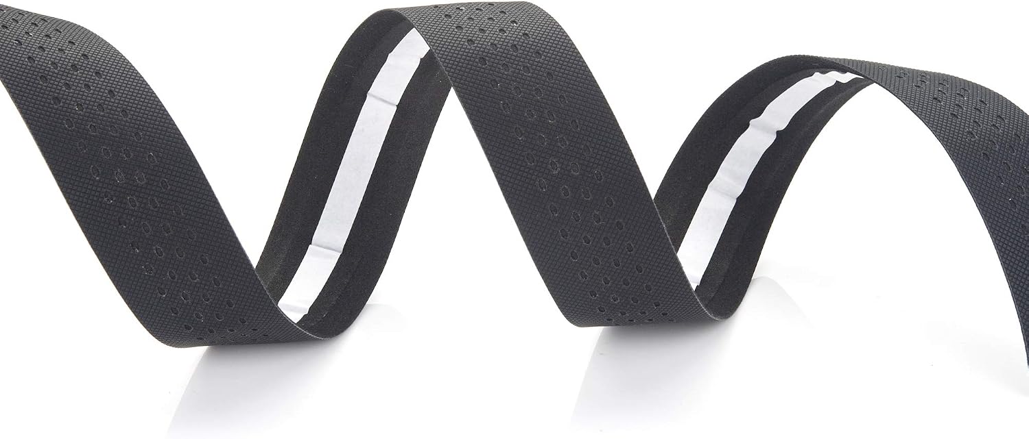 Tvoip 2 Rolls Soft Road Bike Bicycle Handlebar Cork EVA PU Bar Tape Professional Cycling Damping Anti-Vibration Wrap
